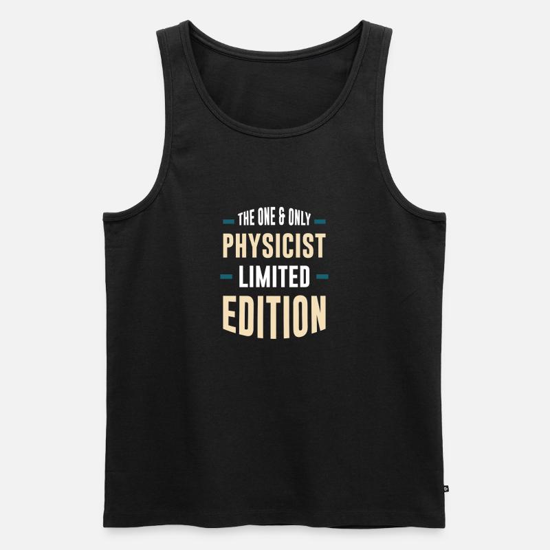 Einziger Physiker Limited Edition - Männer Premium Bio Tank Top - Schwarz