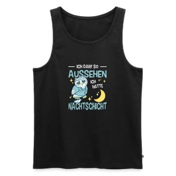 Pflegerin Geschenke Pflege Lustig Krankenpflegerin - Männer Premium Bio Tank Top - Schwarz - Vorne - Michal (187cm)