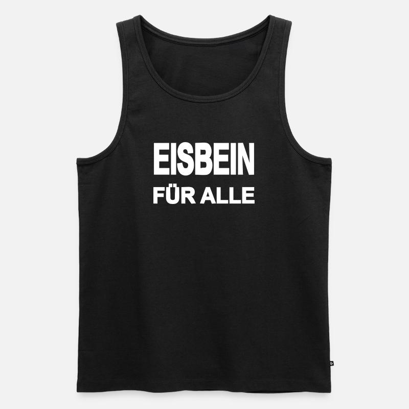 Eisbein - Männer Premium Bio Tank Top - Schwarz