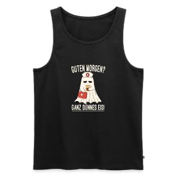 Pflegerin Geschenke Pflege Lustig Krankenpflegerin - Männer Premium Bio Tank Top - Schwarz - Vorne - Michal (187cm)
