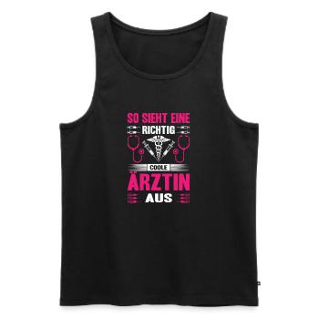 Pflegerin Geschenke Pflege Lustig Krankenpflegerin - Männer Premium Bio Tank Top - Schwarz - Vorne - Michal (187cm)