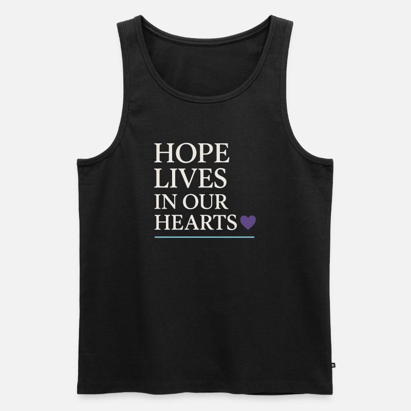 Suicide Loss Remembrance Walk Suicide - Männer Premium Bio Tank Top - Schwarz