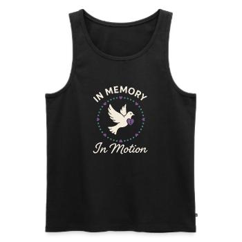 Suicide Loss Marche de souvenir Suicide - Débardeur bio Premium Homme - noir - Devant - AI Model Male 178 light (178cm)