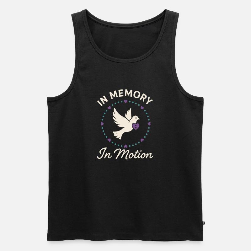 Suicide Loss Remembrance Walk Suicide - Männer Premium Bio Tank Top - Schwarz