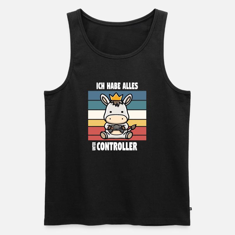 I have everything under controller - Men's Premium Organic Tank Top - black