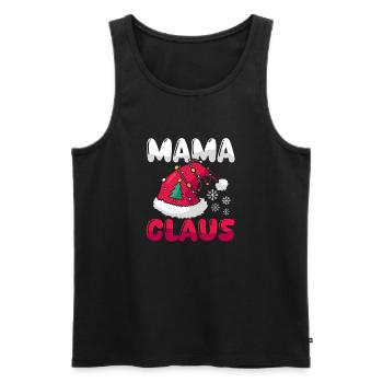 Noël Maman Noël - Débardeur bio Premium Homme - noir - Devant - Michal (187cm)