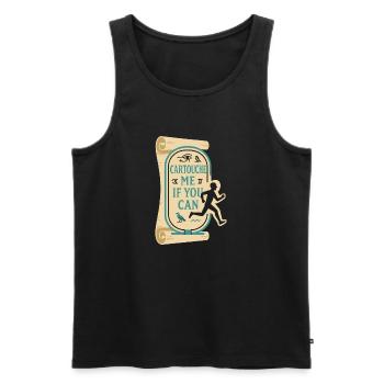 L’archéologie pharaonienne dans l’Égypte ancienne - Débardeur bio Premium Homme - noir - Devant - Michal (187cm)
