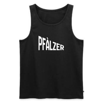 Palatinate - Men's Premium Organic Tank Top - black - Front - AI Model Male 178 light (178cm)