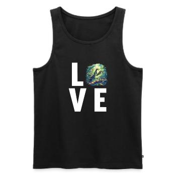 Praying mantises Praying mantis - Men's Premium Organic Tank Top - black - Front - Michal (187cm)