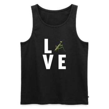 Praying mantises Praying mantis - Men's Premium Organic Tank Top - black - Front - Michal (187cm)