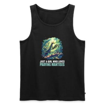 Praying mantises Praying mantis - Men's Premium Organic Tank Top - black - Front - Michal (187cm)