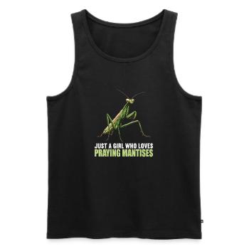Praying mantises Praying mantis - Men's Premium Organic Tank Top - black - Front - Michal (187cm)