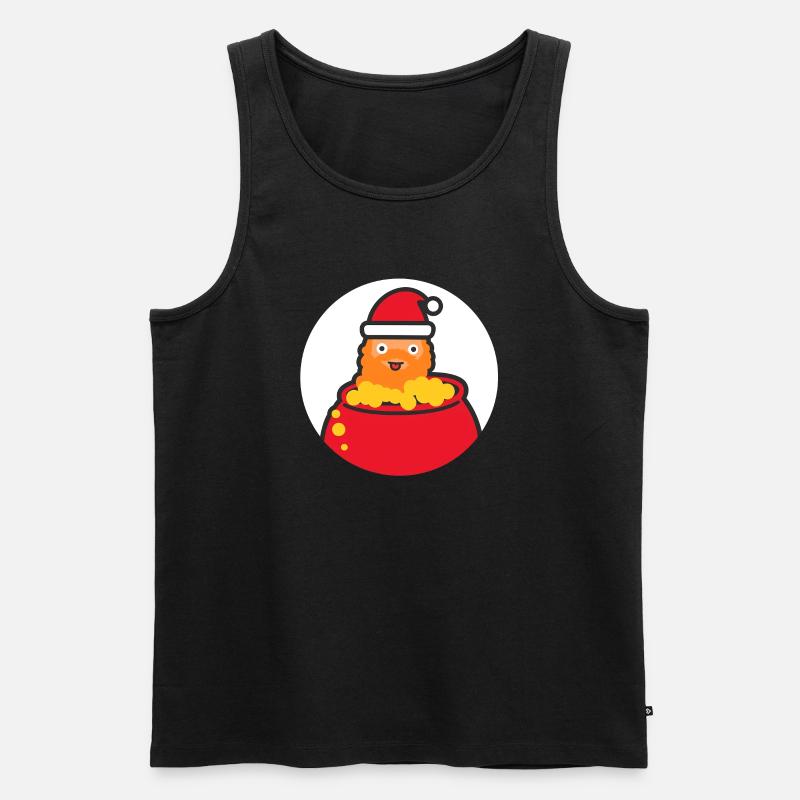 Ginger_cs2-Abzeichen mit Weihnachtsmotiv! - Männer Premium Bio Tank Top - Schwarz