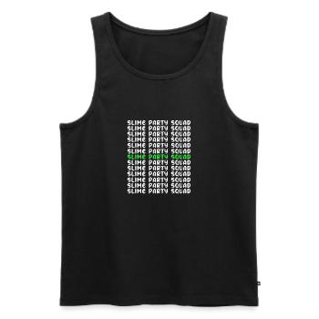 Slime Slime Slimy - Men's Premium Organic Tank Top - black - Front - AI Model Male 178 light (178cm)