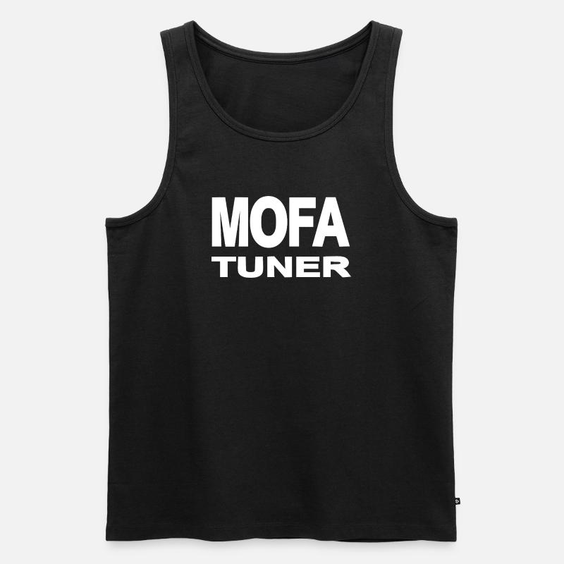 Mofa - Männer Premium Bio Tank Top - Schwarz