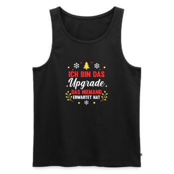 Noël du Père Noël - Débardeur bio Premium Homme - noir - Devant - Michal (187cm)