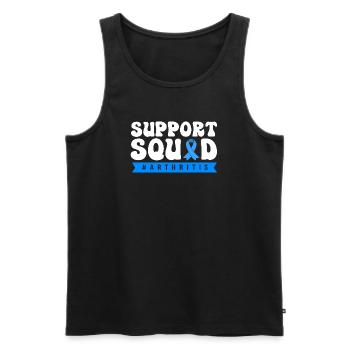 Arthritis Rheuma - Männer Premium Bio Tank Top - Schwarz - Vorne - AI Model Male 178 light (178cm)