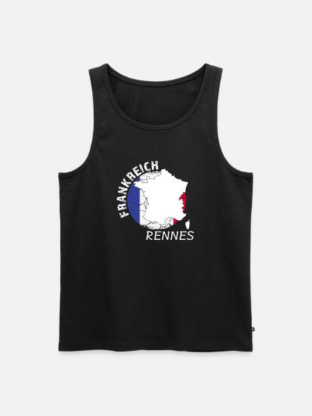 Rennes - Débardeur bio Premium Homme - noir