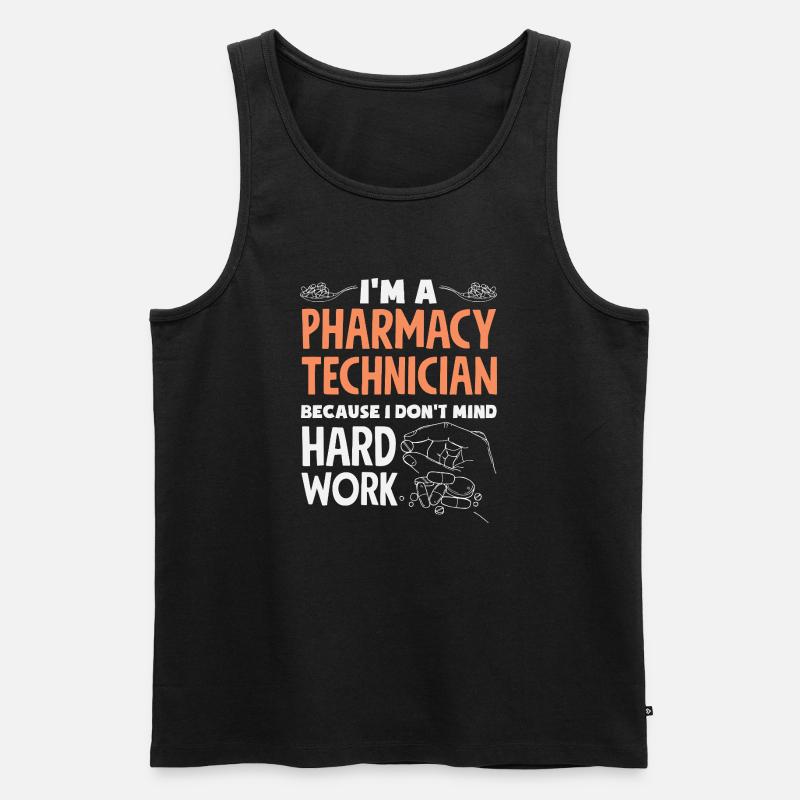 Apotheker Pharmazeutisch-technischer - Männer Premium Bio Tank Top - Schwarz
