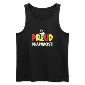Apotheker Pharmazeutisch-technischer - Männer Premium Bio Tank Top - Schwarz - Vorne - AI Model Male 178 light (178cm)