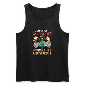 Christmas Christmas Gifts - Men's Premium Organic Tank Top - black - Front - Michal (187cm)