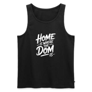 Cologne Home est là où le Dom est Cologne Carnaval Cologne - Débardeur bio Premium Homme - noir - Devant - Michal (187cm)