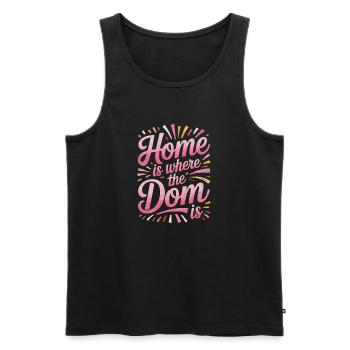 Cologne Home est là où le Dom est Cologne Carnaval Cologne - Débardeur bio Premium Homme - noir - Devant - Michal (187cm)
