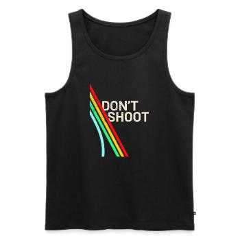 Arc Raiders - Don't Shoot - Men's Premium Organic Tank Top - black - Front - Michal (187cm)