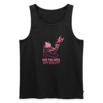 Apex Escape Neon Gamer - Männer Premium Bio Tank Top - Schwarz - Vorne - AI Model Male 178 light (178cm)