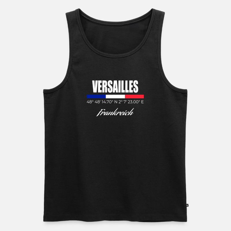 Versailles - Männer Premium Bio Tank Top - Schwarz
