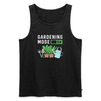 Worms Compost Gift - Men's Premium Organic Tank Top - black - Front - AI Model Male 178 light (178cm)