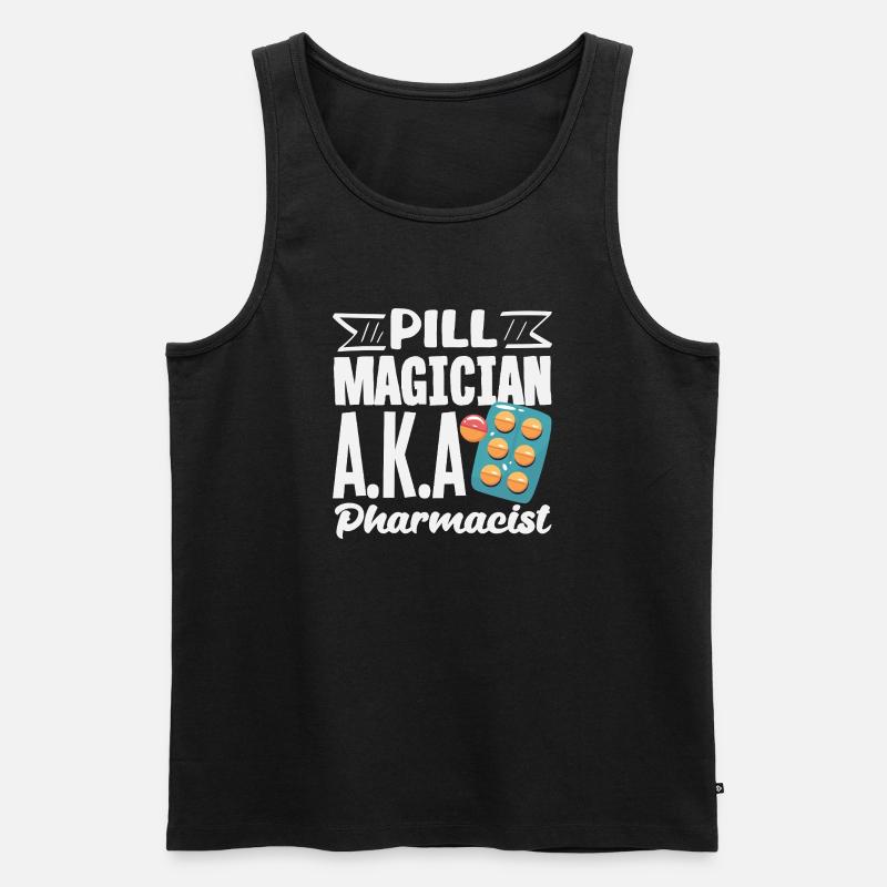 Apotheker Pharmazeutisch-technischer - Männer Premium Bio Tank Top - Schwarz