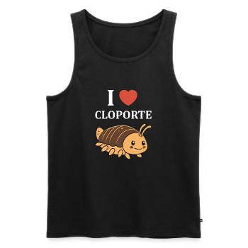 Woodlouse - Men's Premium Organic Tank Top - black - Front - AI Model Male 178 light (178cm)
