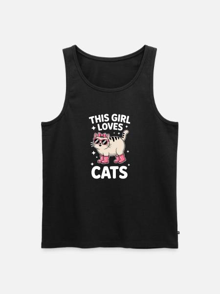 Cats Saying Funny Cat Gift - Men's Premium Organic Tank Top - black