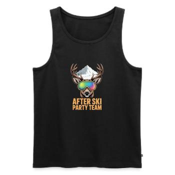 Party Team Après Ski - Men's Premium Organic Tank Top - black - Front - Michal (187cm)