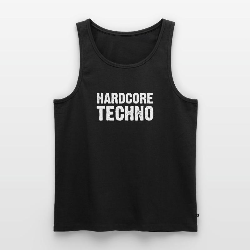 Hardcore Techno Dévasté Débardeur bio Premium Homme