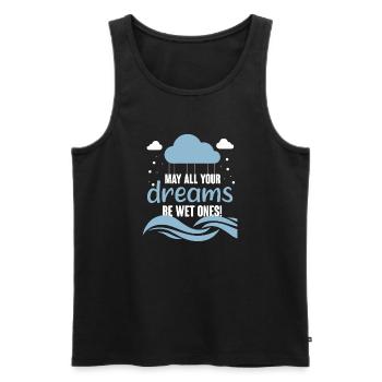 Tauchen Taucher Schnorcheln Sporttaucher - Männer Premium Bio Tank Top - Schwarz - Vorne - Michal (187cm)