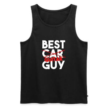 Bester Gitarrist aller Zeiten als Musiker-Band-Gitarrist - Männer Premium Bio Tank Top - Schwarz - Vorne - AI Model Male 178 light (178cm)