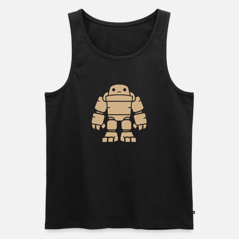 Golem - Männer Premium Bio Tank Top - Schwarz