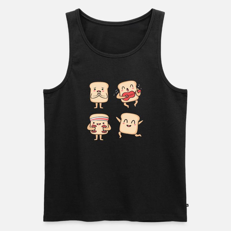 Bäcker Bäckerin Backen - Männer Premium Bio Tank Top - Schwarz