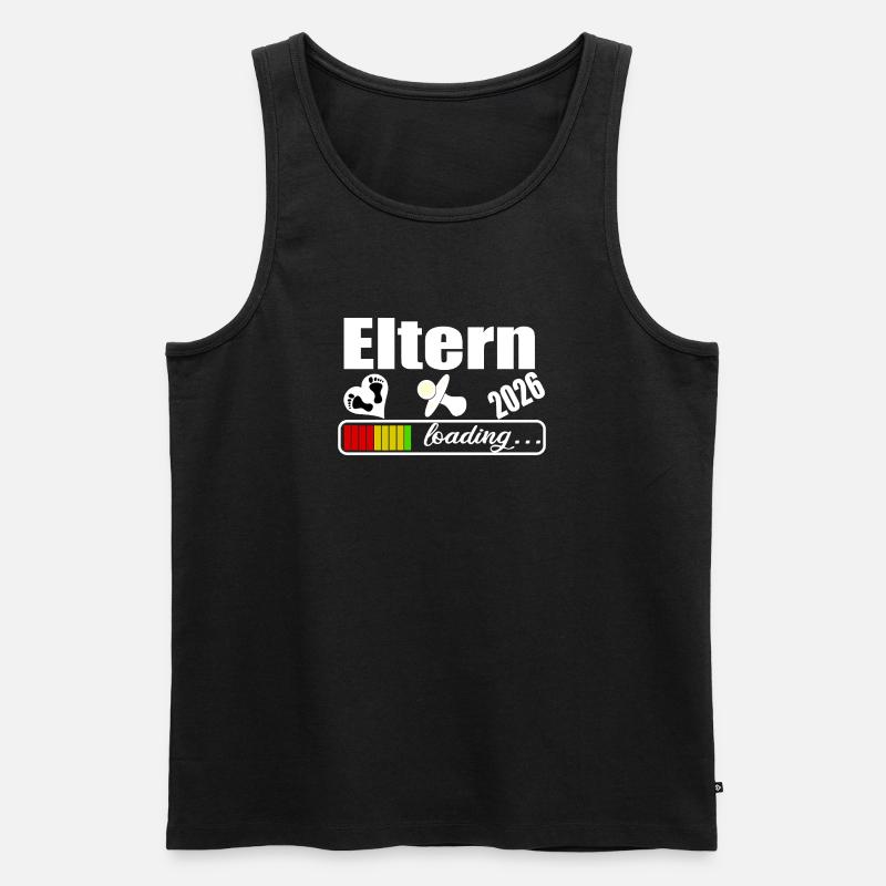 Eltern 2026 - Männer Premium Bio Tank Top - Schwarz