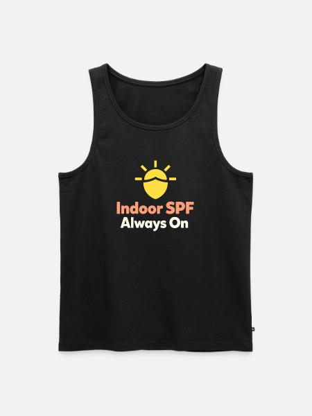 SPF Cultuur Identiteit Huidverzorging Humor - Mannen Premium Bio Tanktop - zwart