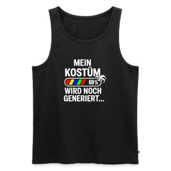 Costume is still being generated Cologne Carnival Carnival - Men's Premium Organic Tank Top - black - Front - Michal (187cm)