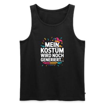 Costume is still being generated Cologne Carnival Carnival - Men's Premium Organic Tank Top - black - Front - Michal (187cm)