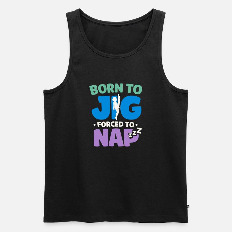 Irish Dance Step-dancing Celtic Fan - Men's Premium Organic Tank Top - black