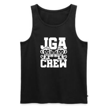 Jga Crew Junggesellenabschied Affe - Männer Premium Bio Tank Top - Schwarz - Vorne - Michal (187cm)