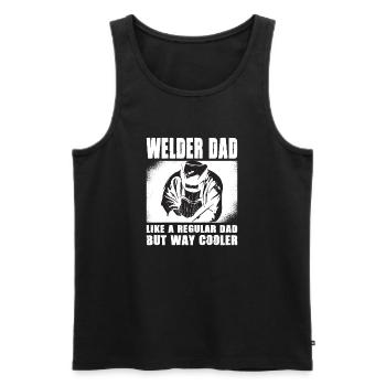 Welder Saying Gifts for Metalworkers - Men's Premium Organic Tank Top - black - Front - Michal (187cm)