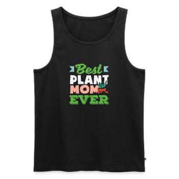 Pflanzenliebhaberin Mama Beste Gärtnerin Mutter - Männer Premium Bio Tank Top - Schwarz - Vorne - AI Model Male 178 light (178cm)