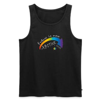 Zukunft Jetzt Abitur 2026 - Männer Premium Bio Tank Top - Schwarz - Vorne - AI Model Male 178 light (178cm)
