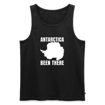Antarktis – Schon mal da gewesen – Familienurlaub  - Männer Premium Bio Tank Top - Schwarz - Vorne - Michal (187cm)